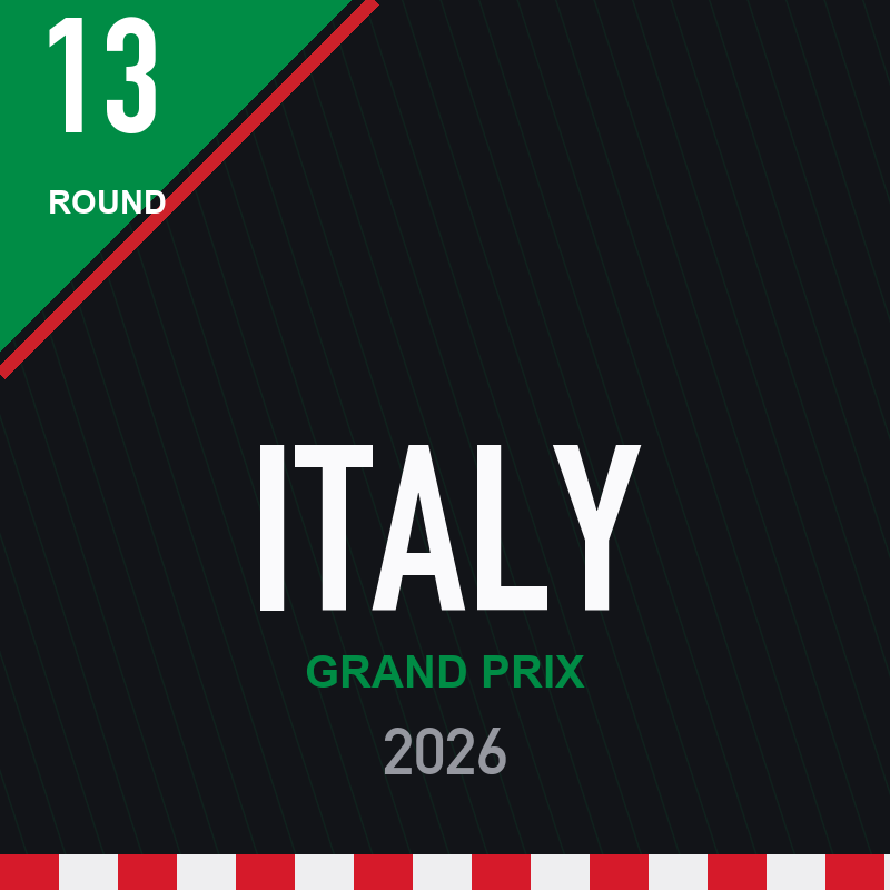 Italian Grand Prix 2026, round 13