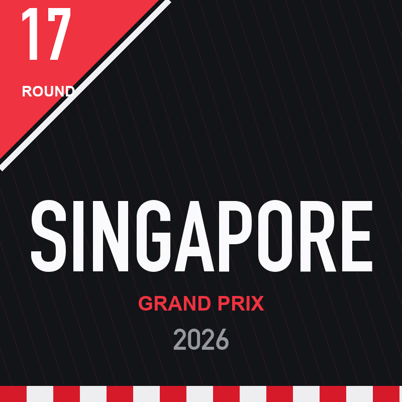 Singapore Grand Prix 2026, round 17