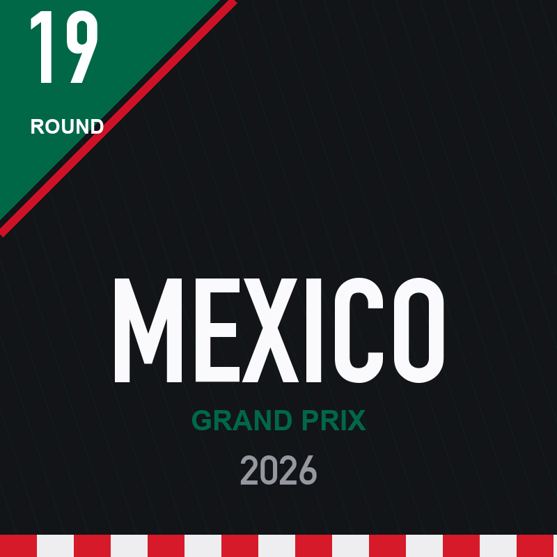Mexico City Grand Prix 2026, round 19