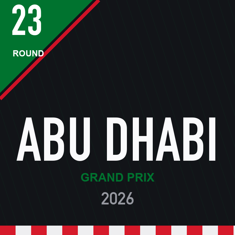 Abu Dhabi Grand Prix 2026, round 23
